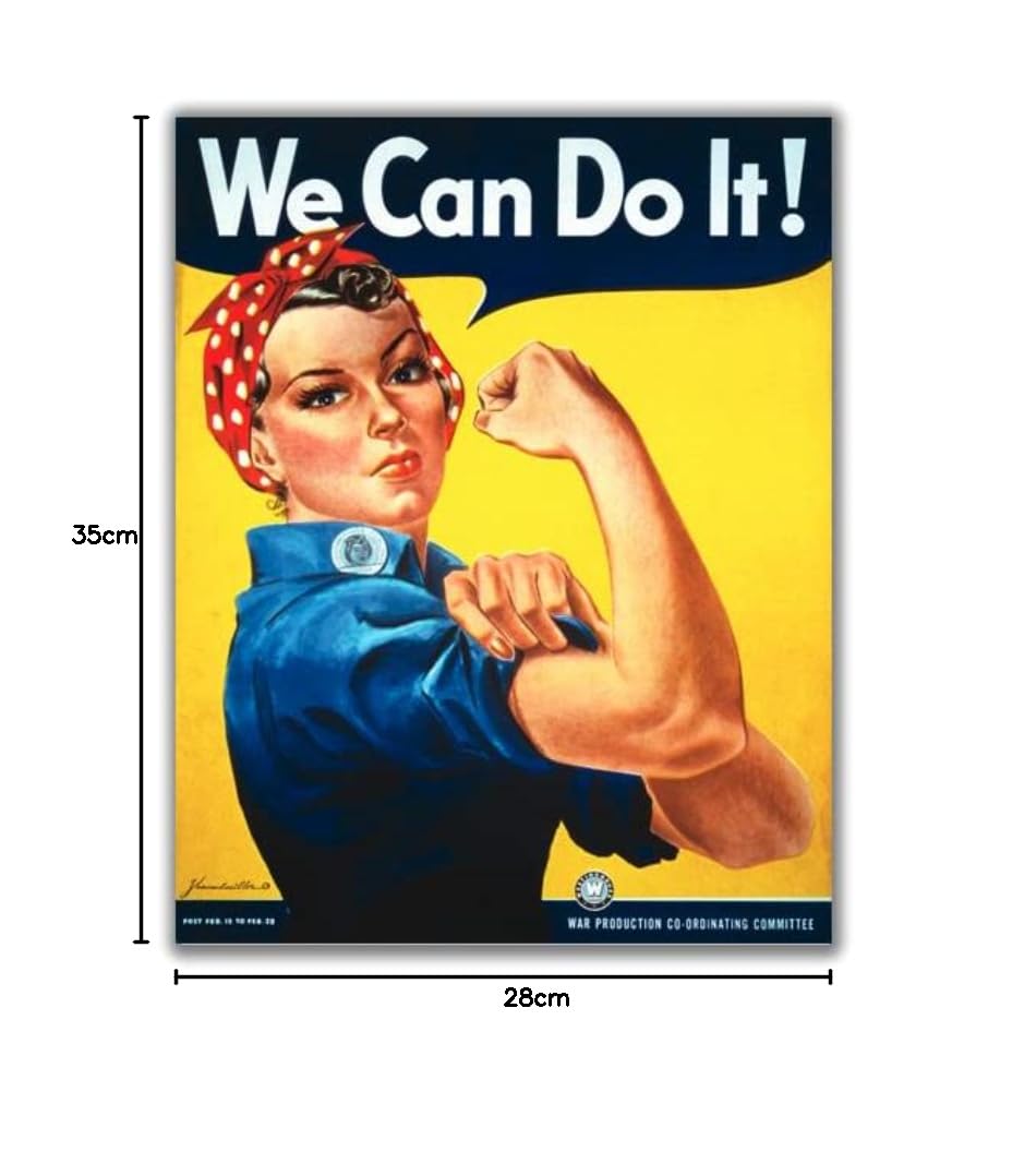 Amazon.co.jp: 「We Can Do It」ポスター、Rosie the Riveter ウォール