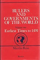 Rulers and Governments of the World: Vol. 2, 1492 to 1929 0859350096 Book Cover