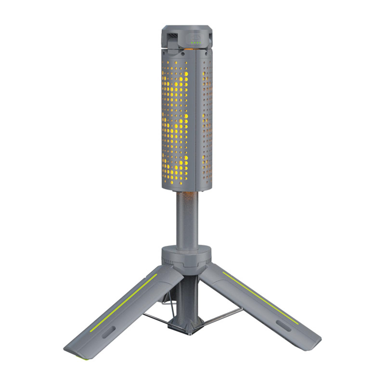 Höhenverstellbare Campinglampe, 8000 mAh, wasserdicht, tragbar, perfekt für Zelt, Hinterhof, Grillen, Wandern, Zubehör, Notfallbeleuchtung, tragbare LED Flammeneffektlampen