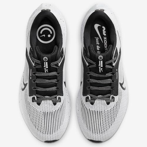 Nike Women's Air Zoom Pegasus 35 (GS) Running Shoes Competition, Black/White, 42.5 EU