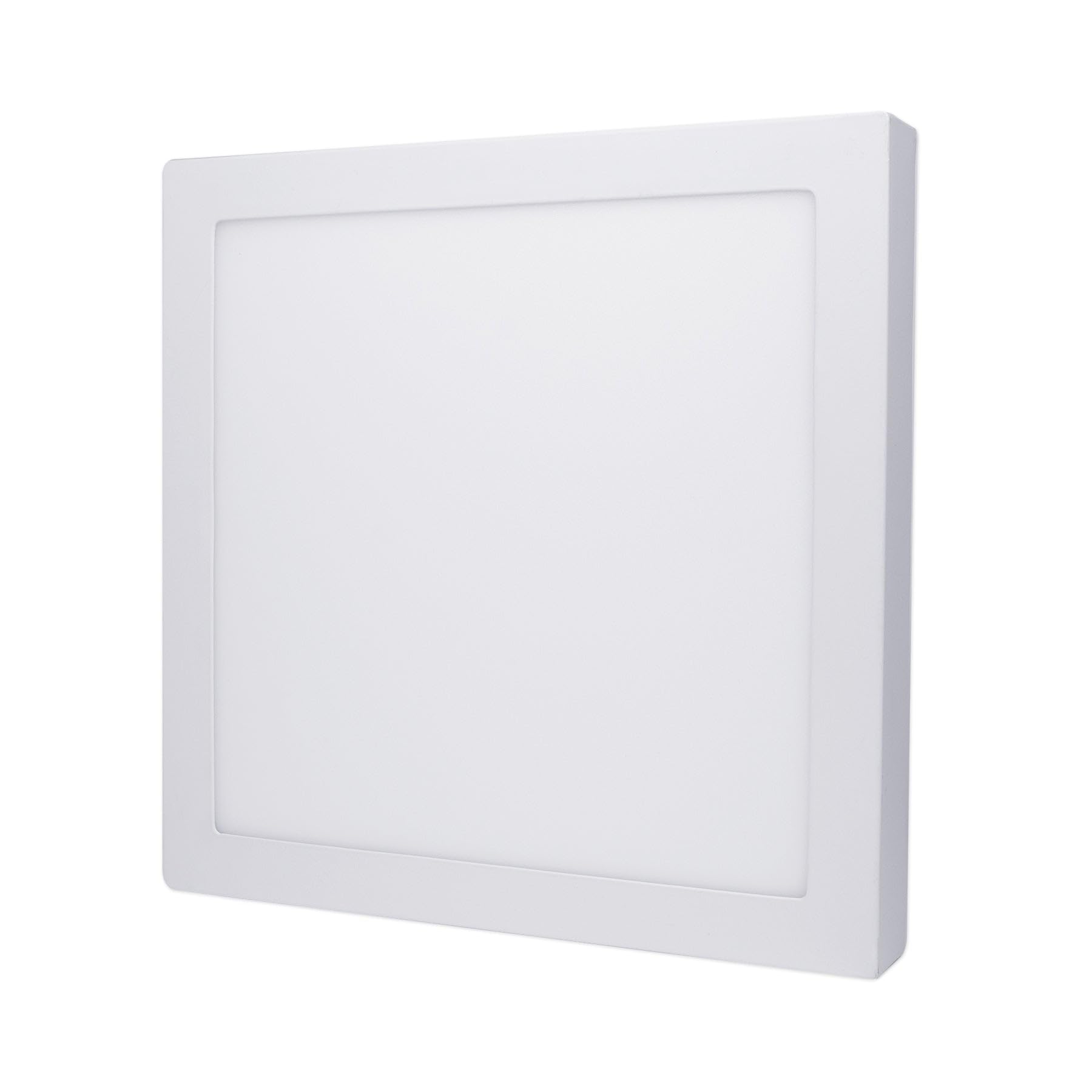 G.W.S® 24W Square LED Surface Mounted Panel Downlight Ceiling Light Day White (6000K), LED Driver Included