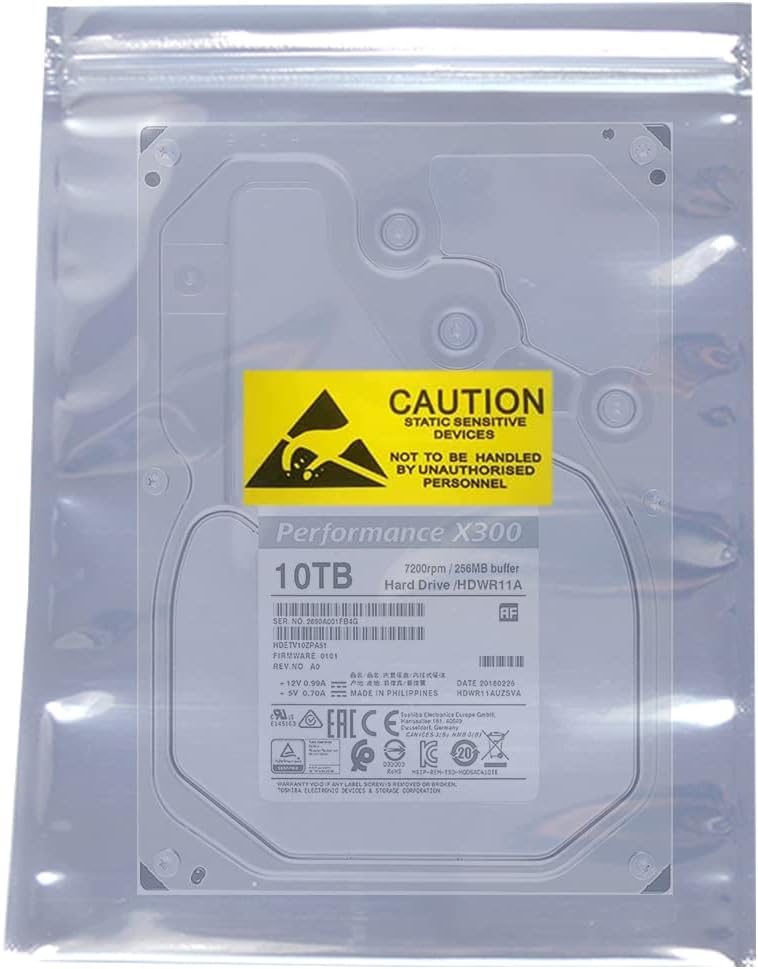 Anti Static Bags,50pcs 5.9x7.87in/15x20cm Premium ESD