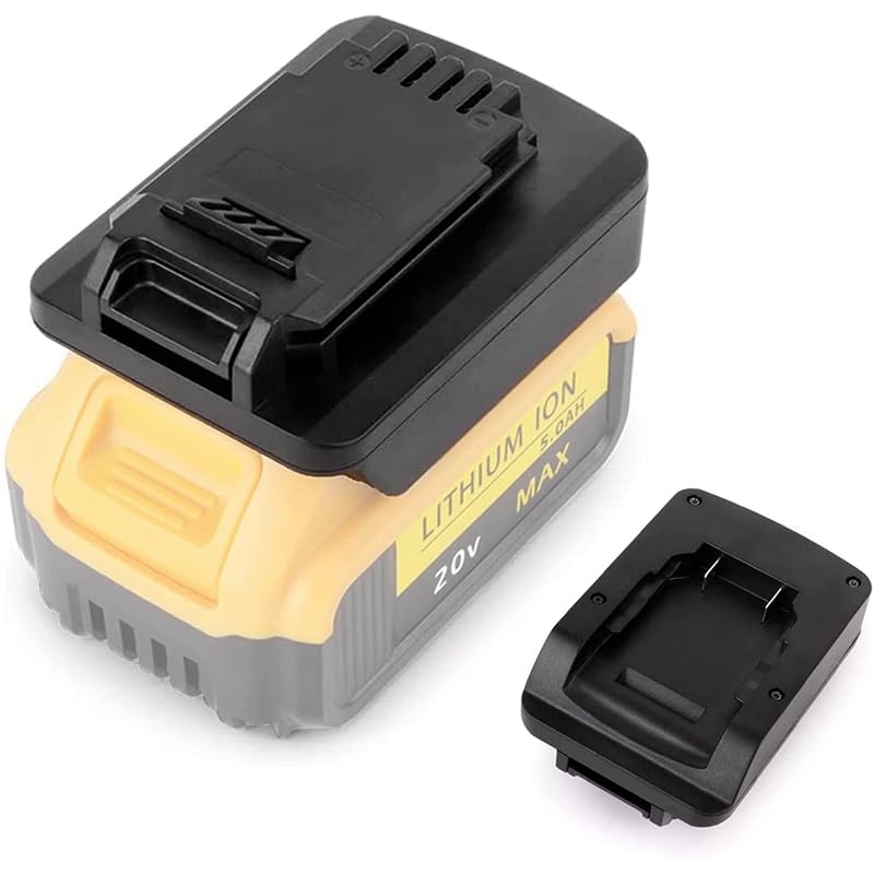 Battery Adapter Converter for DeWalt 18/20V Divert to Black & Decker 20V LBXR20 LB20 LBX20,Tools Battery Converter Use - (Color Name: Black)