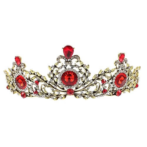 Diadema de Corona Verde y Tocados de Novia en Coronas de Aleación para Boda