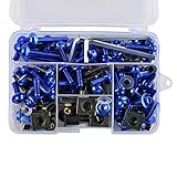 yamaha r6 verkleidung kit Farbe: Wie die Bilder zeigen CHENWEI- Komplette CNC Verkleidung Schrauben Kit Karosserie Schrauben Mutter for Yamaha YZFR1 YZFR6 YZFR6S YZFR7 YZF R1 R6 R6S R7 (Color : Red)