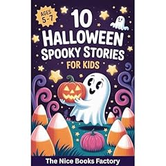 10 Halloween Spooky Stories for Kids (ages 5 - 7) Audiolibro Por The Nice Books Factory arte de portada