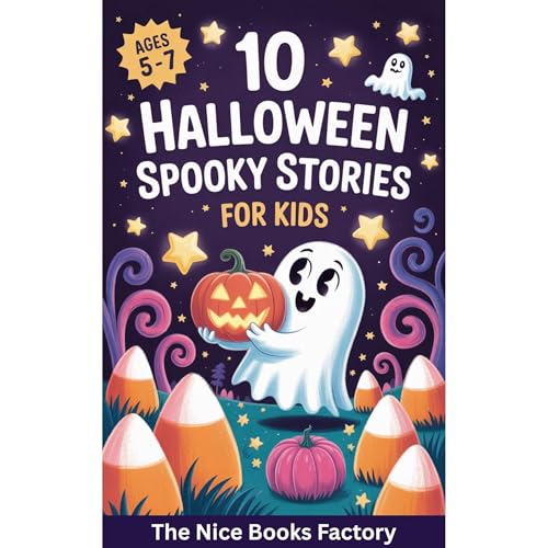 10 Halloween Spooky Stories for Kids (ages 5 - 7) Audiolibro Por The Nice Books Factory arte de portada