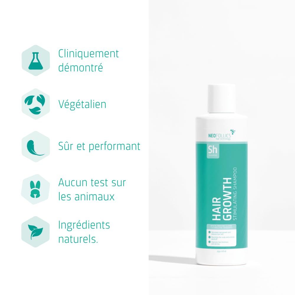 Neofollics Shampooing stimulant la croissance des cheveux