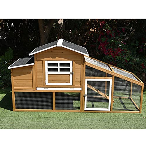 Hühnerstall, Großer Holzkaninchenkäfig, Geflügelstall, Gartenhinterhof, Kleintierkäfig, Mehrschichtiger Hühnerkäfig… – Bild 5