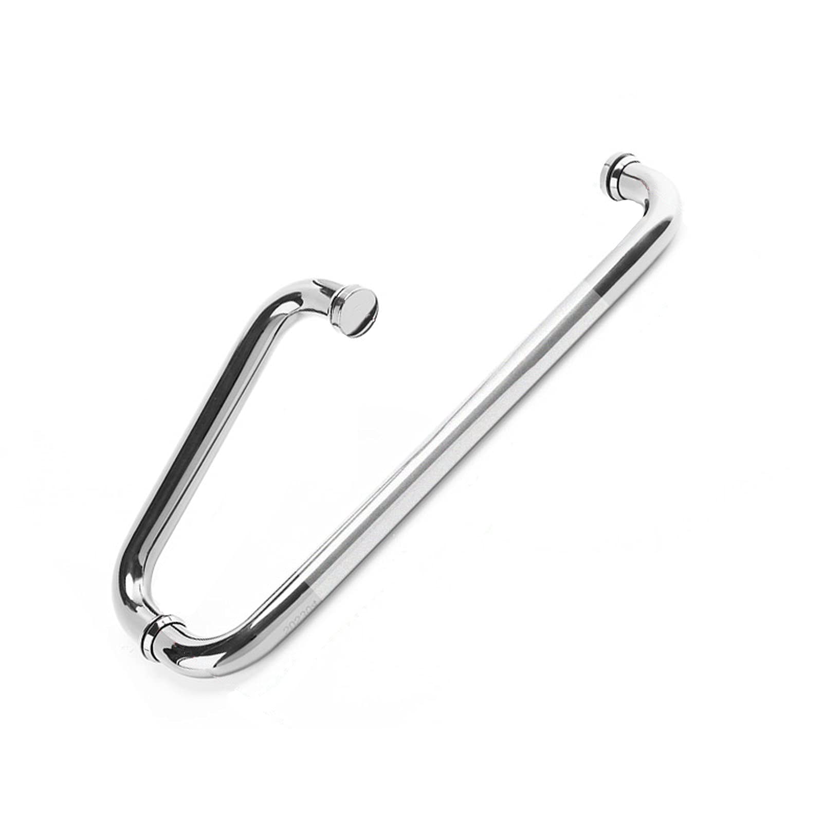 DFGHNBVC Glass Door And Window Handles 304 Stainless Steel Push Pull Door Handle For Glass Door, Bathroom Sliding Glass Door Handle Set - Replace Old Or Damaged Door Handles,275Mm+425Mm