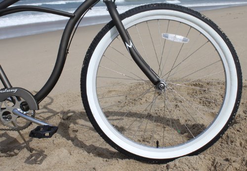 Firmstrong Urban Men's Beach Cruiser Bike, Single Speed Bicycle, 26 Inch Wheels, Matte Grey - Thumbnail 6