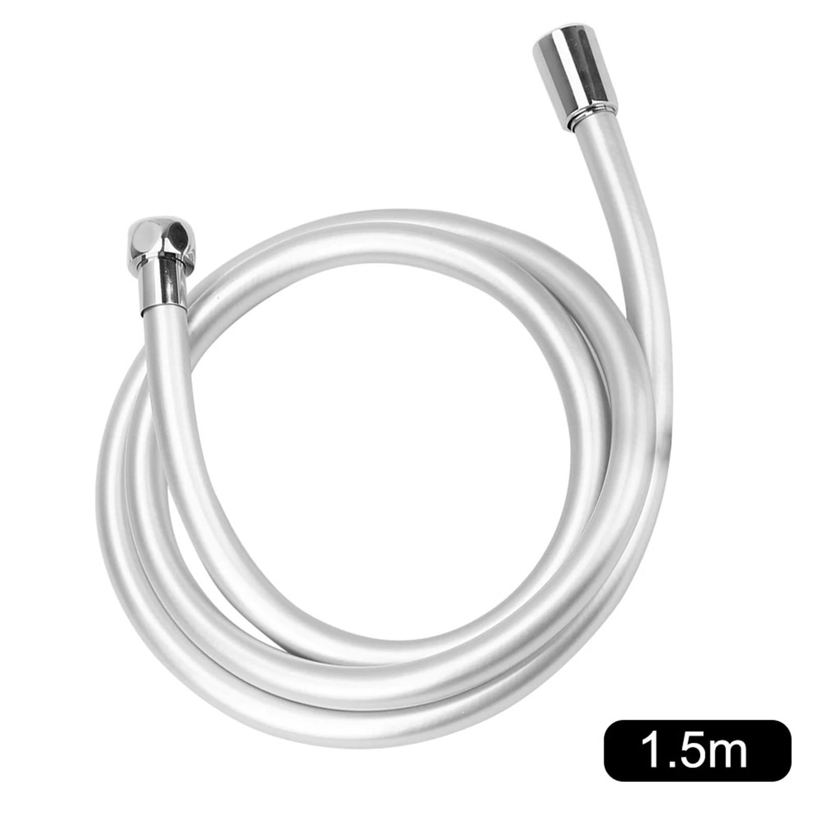 Manguera de Ducha Manguera de ducha mano PVC, interfaz Universal GI/2, Flexible, antibobinado, 1,2/1,5/2m, alta presión(1.5m)