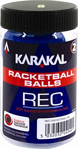 Karakal Unisex Adult Racketball Balls (recreational), Tube Of 2 - Blue