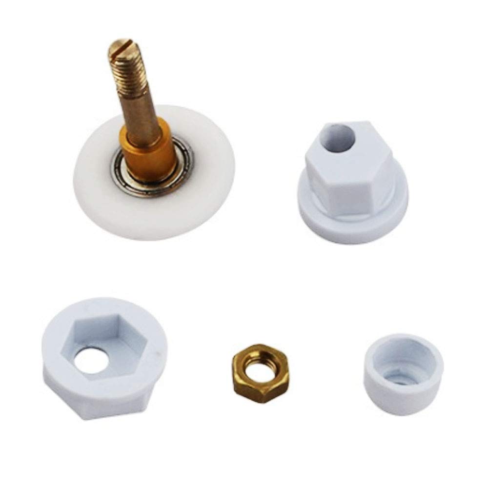 Rotelle Per Box Doccia 26mm - Set Di 4 Pezzi Per Porte Scorrevoli In Vetro 4-8mm - Foto 2