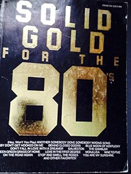 Paperback Country edition solid gold for the 80s sheet music Book