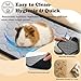 Guinea Pig Hideout, House for Guinea Pigs & Rabbits — Extra-Large Hideout with guinea pig cage liner, Chew-Proof Small Animal Habitat, Fits Most Guinea Pig Cages, Cage Accessory（Classic Style）