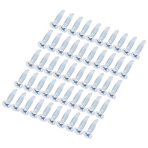 Tornillos autoperforantes galvanizados kit 50 piezas miniatura 5