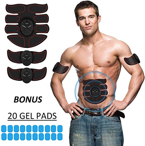 Eon Concepts Muscle Toner Trainer Ultimate Abs Stimulator with 20 Extra Gel Pads
