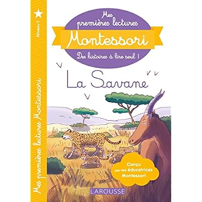 Premi&egrave;res lectures Montessori - Dans la savane