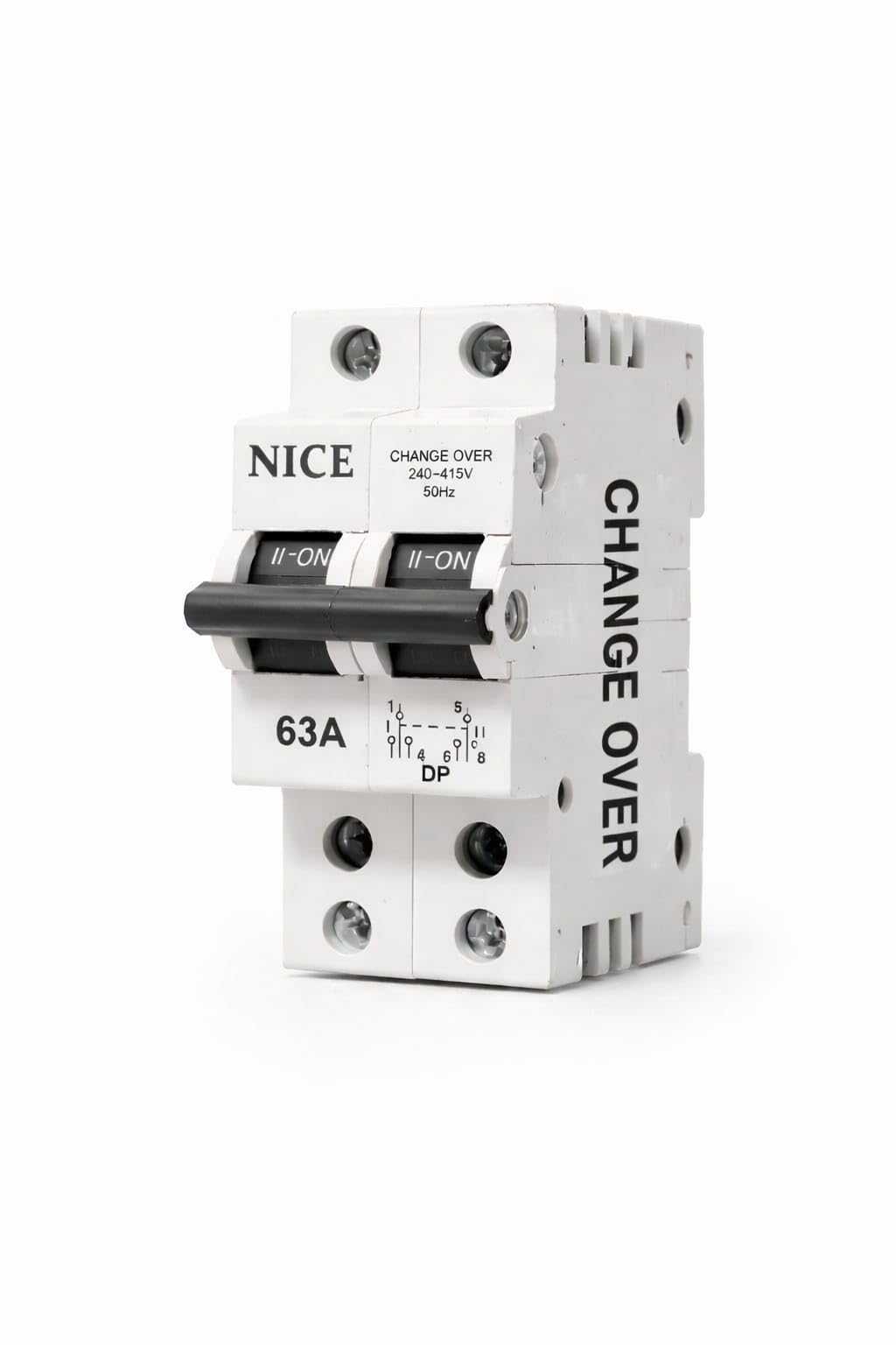 Series 63 Ampere Dual Pole Change Over Switch 63 Amp MCB for Home, Office, Hospital, Factoy NO14-image-0