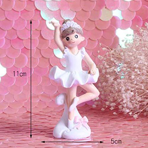 Halloluck Ballet Girl Figurine Toys, Ballerina Girl Figurines Playset, Ballerina Girl Cake Toppers, Cake Decoration, Plant Pot Craft Landscape Scenes Dollhouse Decoration #TOP1