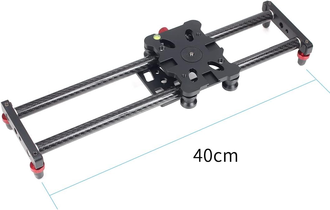 FEICHAO 40cm Photography Track Slider Max Load 3kg Smooth Rail Track for Phone Micro SLR Camera