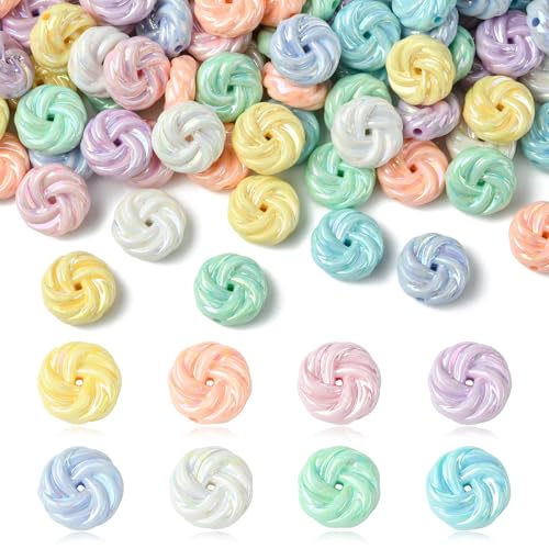 Perles d'espacement en acrylique pour créer des bijoux kawaii lors de vos ateliers