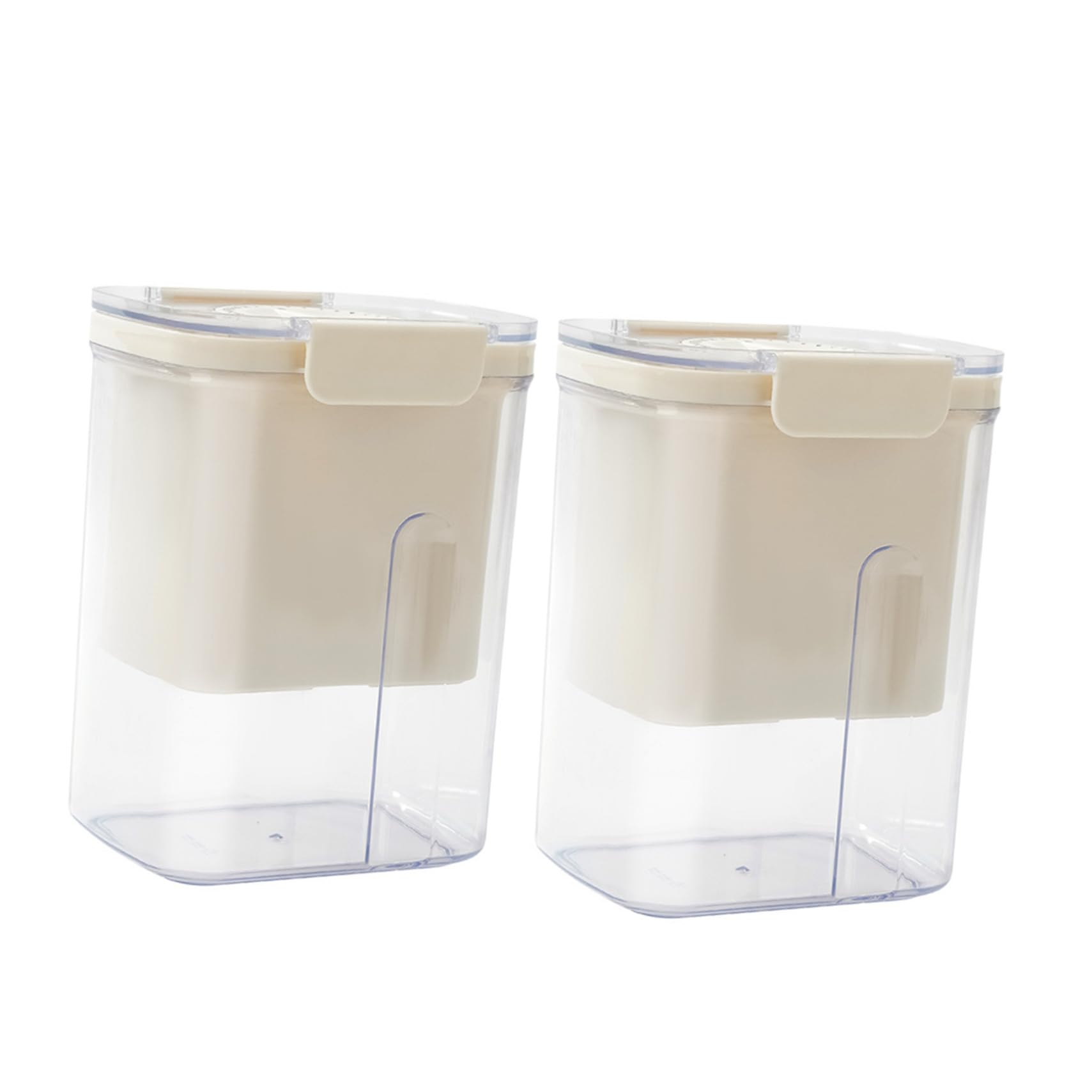 TOYANDONA Colino Yogurt Greco in Acciaio Inossidabile Filtro per Siero con Struttura Multifunzionale 2 Pezzi per Cucina e Preparazione Casearia