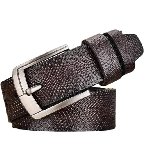 Ceinture gravée en cuir véritable hommes cadeau rétro sangle masculine