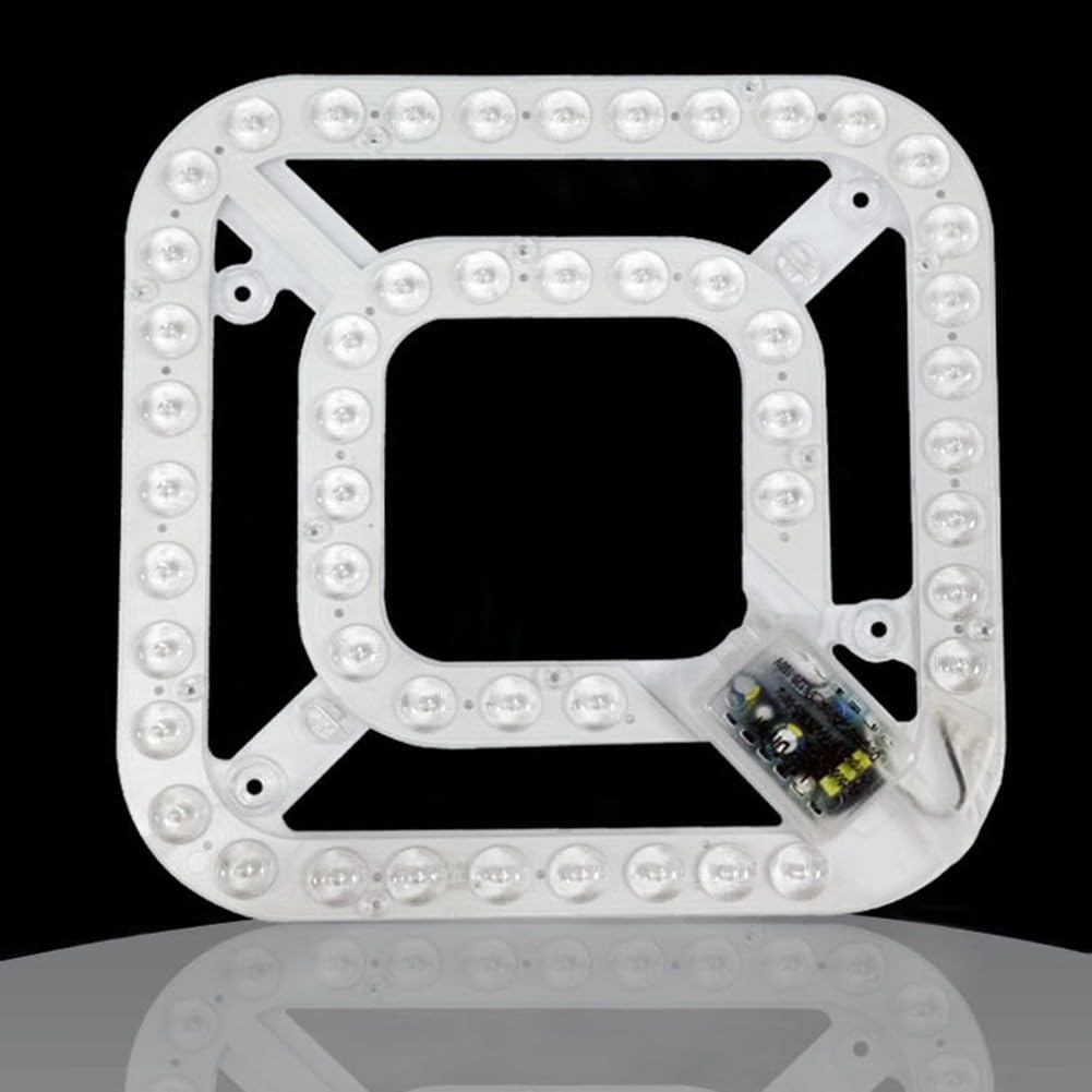 Panel de luz LED de repuesto para luces de ventilador y techos empotrados, 3000 K, 4000 K, 6000 K, luz blanca ajustable