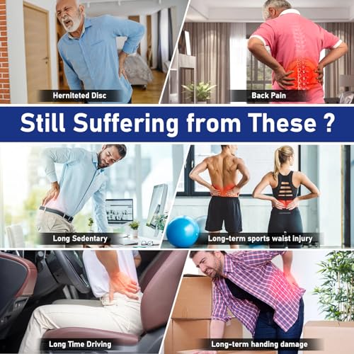 SUPRBIRD Faja Lumbar con Almohadilla y Férulas,Transpirable Faja Lumbar Hombre Mujer,Faja Lumbar para Dolor Espalda, Ciática, Trabajo, Postura (Large) - imagen 2