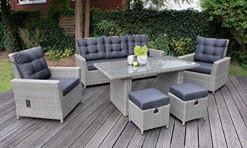 Preisvergleich Produktbild bellavista Asti Aluminium Dining Lounge grau