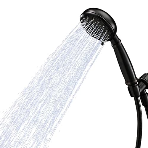 Moen Banbury Mediterranean Bronze 5-Spray Hand Shower With Hose And Bracket, 4-Inch Diameter, 23046Brb #TOP4