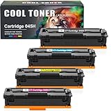 Cool Toner Compatible Toner Cartridge Replacement for Cartridge Canon 045 045H CRG-045H for Canon MF634cdw MF632cdw Canon ImageCLASS MF634cdw MF632cdw LBP612cdw Ink Printer-Black Cyan Magenta Yellow