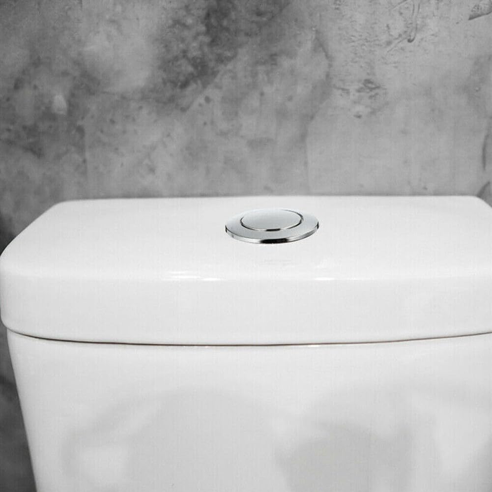Pulsante per serbatoio WC, 38 mm pulsante per sciacquone singolo, pulsante per serbatoio dell'acqua della toilette, sostituzione del pulsante di scarico del WC