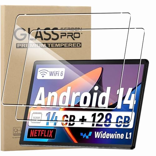 KZIOACSH 2 Pack Screen Protector for Whitedeer 10 inch Tablet/Whitedeer Tablet C108 10 Inch, Ultra Clear Anti-Scratch Tempered Glass 9H Hardness Touch Sensitive Anti-Fingerprint Screen Guard