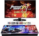 31900 Games in 1 Pandora's Box Arcade, 3D Arcade Game Console with 2 Joysticks, 1280x720 Full HD, VGA, HDMI, Support Search/Save/Hide/Pause Game