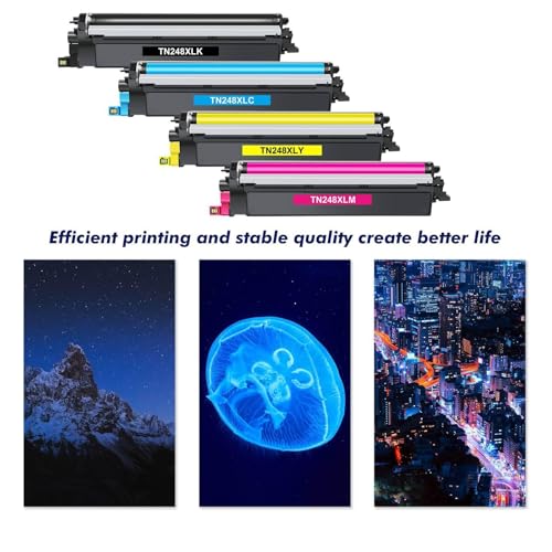 MFC-L3760CDW TN248XL TN248 TN-248 Toner: Kompatible für Brother MFC-L3740CDW TN-248XL TN 248XL DCP-L3560CDW DCP-L3520CDW DCP-L3520CDWE MFC-L3740CDWE HL-L3240CDW MFC-L8390CDW HL-L3220CWE