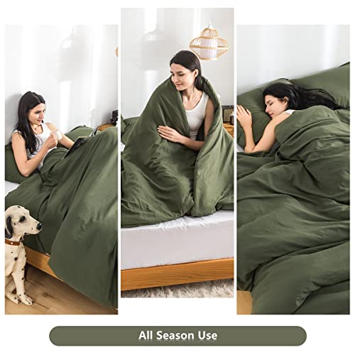 Cottebed 001 Ultra-Soft Queen Washed Bedding Comforter Sets Bed, All Seasons Use Light Weight With Warm Fluffy Washable Cotton Microfiber Fabric,1 Bed Comforter & 2 Pillow Sham thumb #5