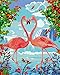 Ravensburger Flamingo Love Paint by Numbers Kit for Children - Painting Arts and Crafts for Kids Age 12 Years Up