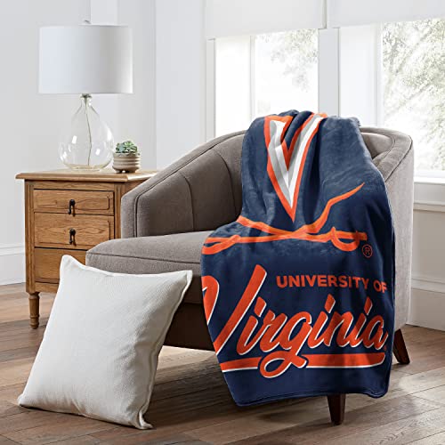 Northwest-NCAA-Virginia-Cavaliers-Unisex-Adult-Raschel-Throw-Blanket-50-x-60-Signature