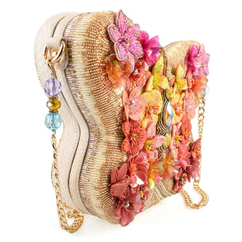 Mary Frances Take Flight Beaded Handbag Butterfly Crossbody Bag, Multicolor4