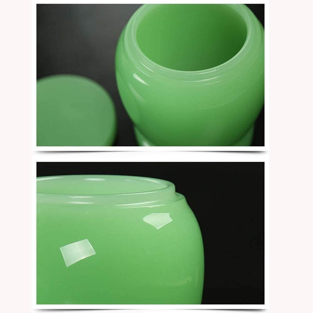 Urnas de cremación para cenizas, urnas de recuerdo para cenizas humanas, latas de cenizas para mascotas, tarros de almacenamiento para gatos y perros, cenizas para mascotas en casa (verde)