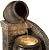 Verona Rustic Outdoor Floor Cascading Water Fountain 35" High with LED Light Planter Box for Garden Patio Backyard Deck Home Lawn Porch House Relaxation Exterior Balcony - John Timberland