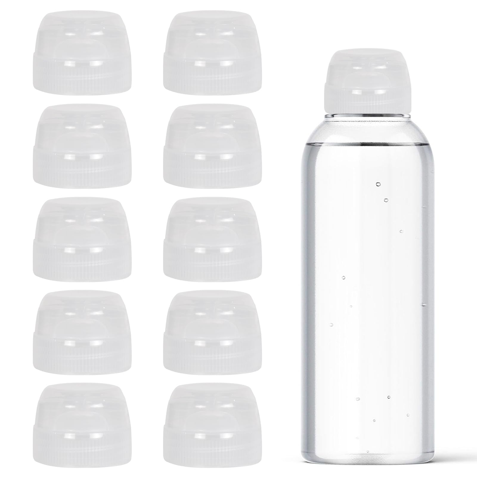Ersatzdeckel Mit Griff Für Sportflasche – Passt Auf 7,6 Cm Öffnung, Lebensmittelechter Kunststoff, Weiß