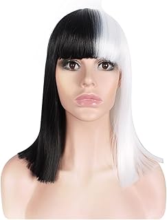 BEISYA Wigs For Kids Women's Wigs Disguise Kit Mapofbeauty Red Wigs Wigs For Halloween World Book Day Party Retro Stage Cosplay Wigs For The Elderly