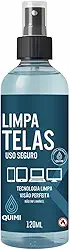 Limpa Telas Quimivida – Para Celulares, Monitores, Notebooks e TVs – Limpeza Eficiente e Sem Resíduos – Uso Diário