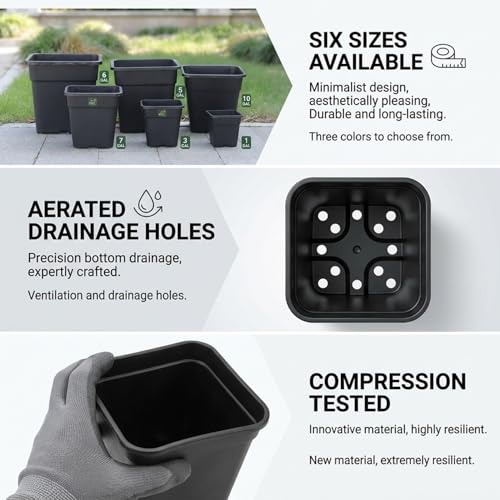 Pot de pépinière 10 gallons pour terrasse et potager