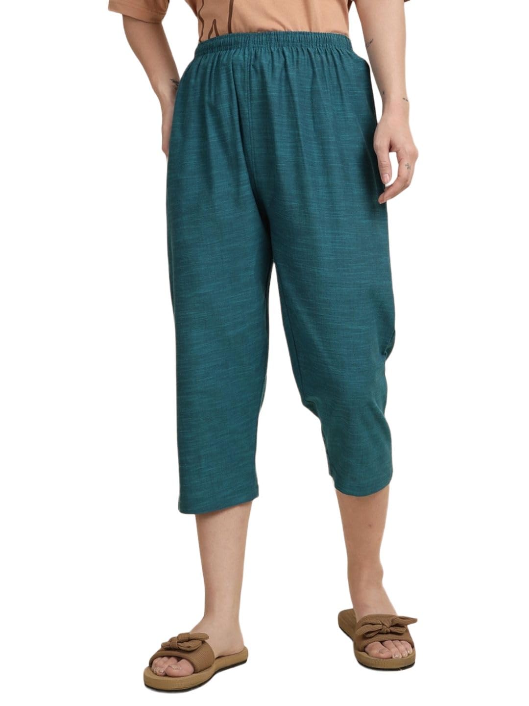 Esplendido Women’s Cotton Capri | Relaxed Fit Loungewear Bottoms with Adjustable Waistband & Side Pocket | Soft Breathable... - Review, Price and Buying Guide