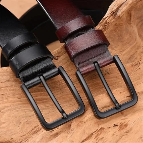 Men's PU Leather Dress Belt Handmade Classic Designs For Work Business Belts2